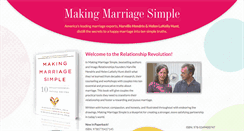 Desktop Screenshot of makingmarriagesimple.com