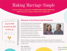 Tablet Screenshot of makingmarriagesimple.com